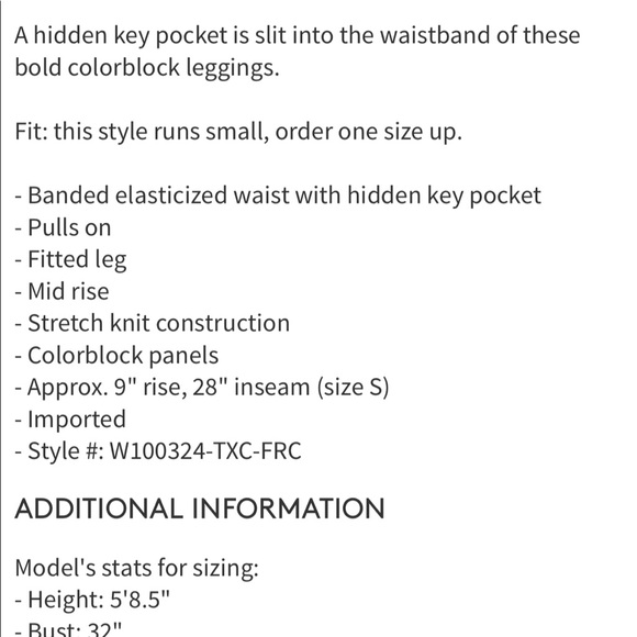 NEW • Outdoor Voices • 7/8 Spring Legging Pink Med - Picture 5 of 8